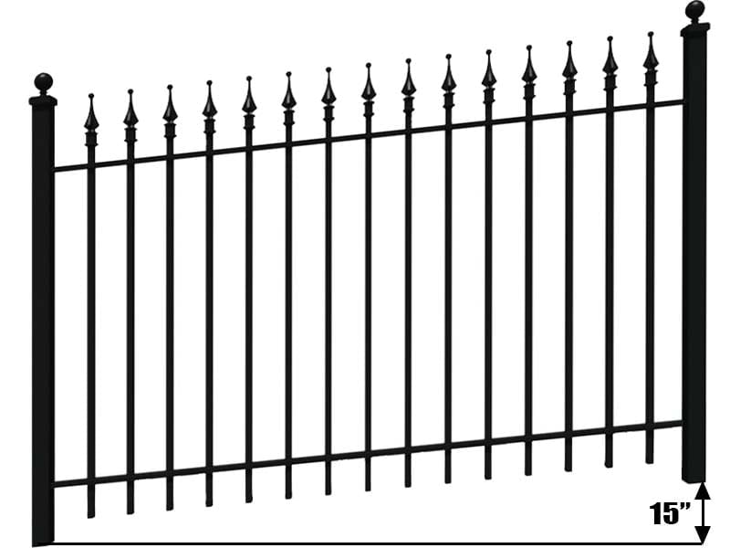 Classic - Rackable Wrought Iron Fences