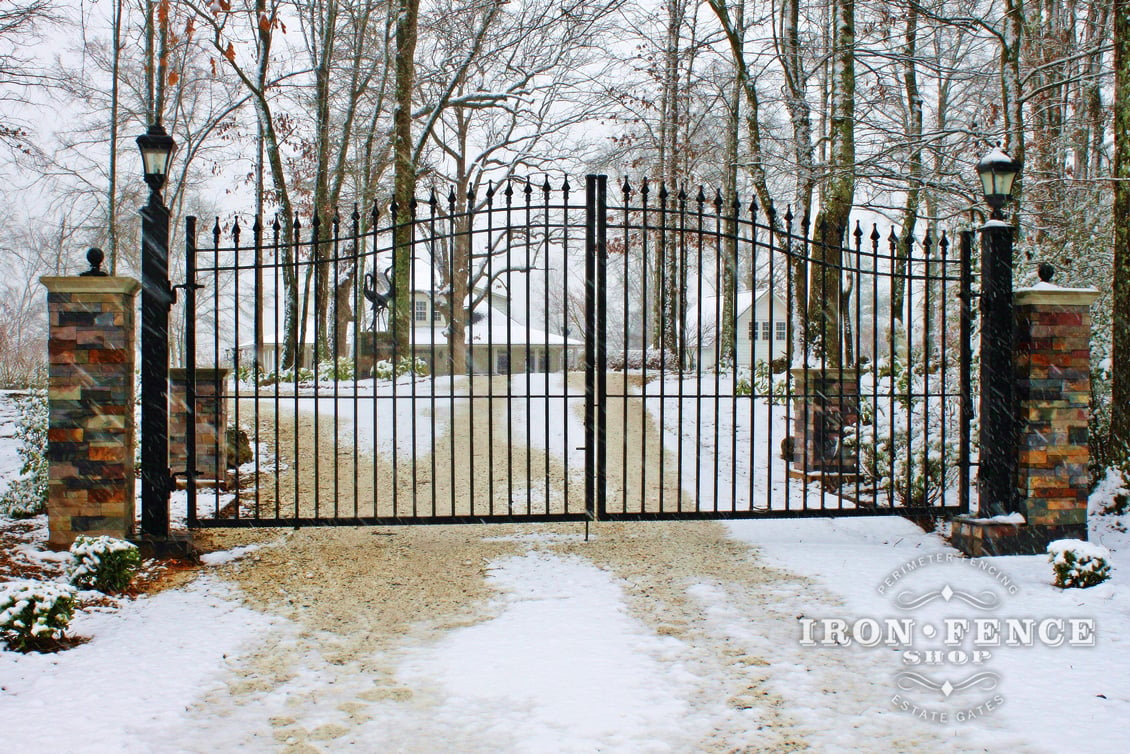 6ft To 7ft Arch Height Driveway Gate