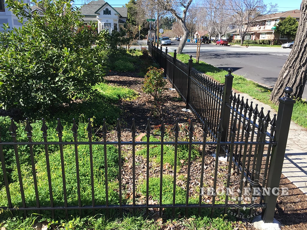 3ft Tall Wrought Iron Fence in Classic Style Signature Grade