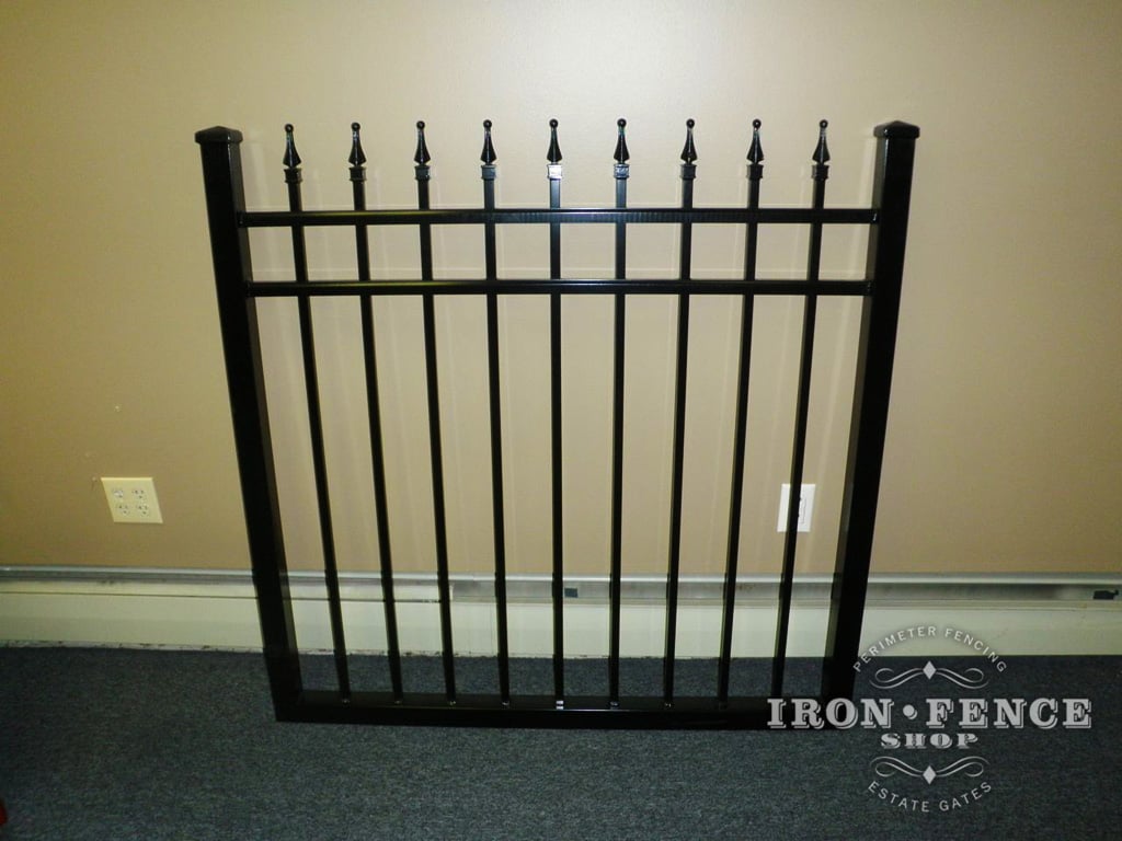 4ft Tall x 4ft Wide Traditional Grade Aluminum Walk Gate (Style #1 Classic)