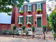 Wrought Iron Courtyard Fence Using 3ft Tall Traditional Grade Iron Fence with a 3ft Tall x 3.5ft Wide Gate