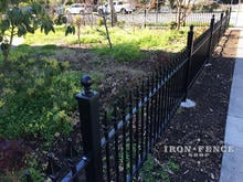 3ft Tall Classic Style Wrought Iron Fence in Signature Grade