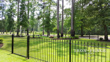 4ft Iron Fence Panels with a 4x4 Walk Gate in Classic Style