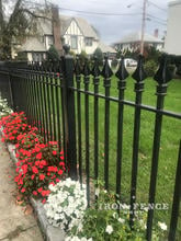 4ft Tall Signature Grade Iron Fence in Classic Style