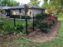 4ft Tall Wrought Iron Fence in Classic Style and Traditional Grade