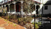 Wrought Iron Fence Panels in Classic Style and Traditional Grade (4ft Tall)   