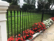 4ft Tall Stronghold Iron Fence in Signature Grade and Classic Style