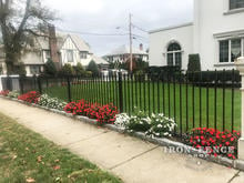 4ft Tall Stronghold Iron Fence in Classic Style and Signature Grade