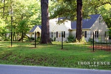 4ft Tall Classic Style Wrought Iron Fence in Traditional Grade 