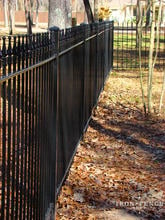 Authentic Wrought Iron Fence with Welded-on Finial Tips (4 Foot Tall in Traditional Grade)