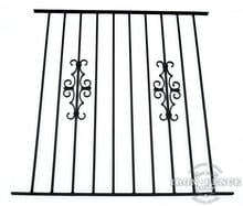 50in Tall Wrought Iron Pool Fence in Traditional Grade with Guardian Decorations