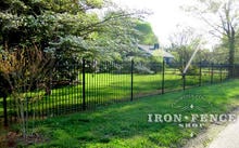 5ft Tall Classic Style Wrought Iron Fence in Traditional Grade
