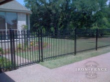 5ft Tall Signature Grade Aluminum Fence and 5x4 Gate (Style #1 Classic)