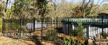 5ft Tall Aluminum Fence in Classic Style and Traditional Grade Installed Around a Pool 