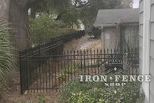 5ft Tall Infinity Aluminum Fence in Signature Grade and Classic Style