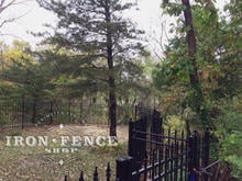 Our 5ft Tall Classic Style Infinity Aluminum Fence Installed with Swivel Brackets to 'Curve' the Fence Line