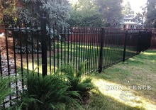 5ft Tall Classic Style Fence in Signature Grade Stronghold Iron