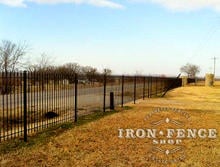 Classic Style Wrought Iron Fence in Traditional Grade and a 5ft Height 