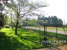 Classic Style Wrought Iron Fence in Traditional Grade and a 5 Foot Height