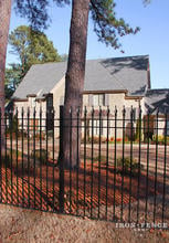 Wrought Iron Fence in Classic Style and Signature Grade (6ft Tall)