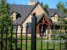 6ft Tall Signature Grade Iron Fence with 3in Posts and Ball Caps (Style #1: Classic)