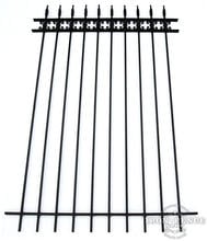6ft Tall Classic Style Wrought Iron Fence in Traditional Grade with Butterfly Add-On Decorations