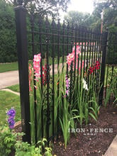 6ft Tall Signature Grade Iron Fence with Add-on Decorations