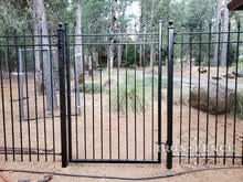 6ft Tall Classic Style Iron Gate with Matching Fence