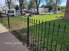 3ft tall Classic Style Iron Fence in Traditional Grade