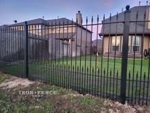 Metal Puppy Picket Fence - 5ft Tall Iron