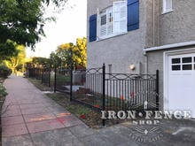 Custom Iron Fence Design in Traditional Grade Stronghold Iron 