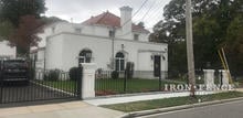 Custom Designed Scrollwork Style Iron Gates and Fence