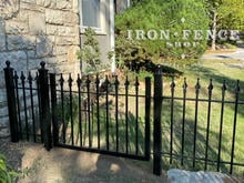 Matching Entry Gate for 3ft Tall Classic Style Iron Fence 