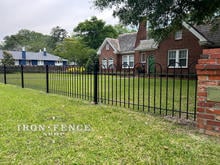 3ft Tall Hoop and Picket Stronghold Iron Fence 
