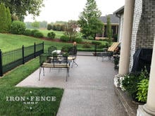 Custom Built 3ft Tall Version of the Stronghold Iron Puppy Picket Fence