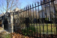 Stronghold Iron Fence in Classic Style and 4ft Tall