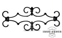 Close-up of Guardian Add-on Decoration for Wrought Iron or Aluminum Fence and Gates