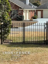 Two Leaf Double Gate in Classic Style Stronghold Iron