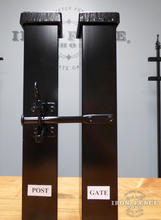 Installed Gravity Latch for Iron and Aluminum Gates