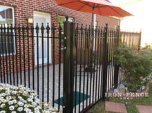 Wrought Iron Fence and Gate used to Enclose a Patio (5ft Classic Style)
