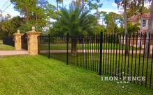 5ft Tall Wrought Iron Fence in Classic Style and Signature Grade