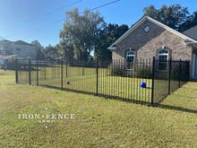 Classic Style Iron Fence in 6ft Tall and Traditional Grade