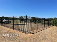Stronghold Iron Fence in 6ft Tall Classic Style and Signature Grade