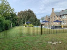 Pool Style Stronghold Iron Fence in Traditional Grade