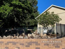 4ft tall Infinity Aluminum Fence in Classic Style