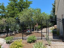 6ft Tall Infinity Aluminum Fence in Traditional Grade