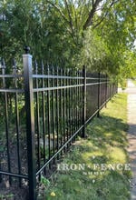 Classic Style Infinity Aluminum Fence in 4ft tall Traditional Grade
