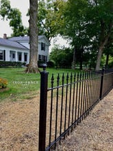 3ft Tall Wrought Iron Fence in Classic Style and Traditional Grade