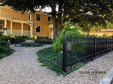 3ft Tall Stronghold Iron Fence in Classic Style and Signature Grade